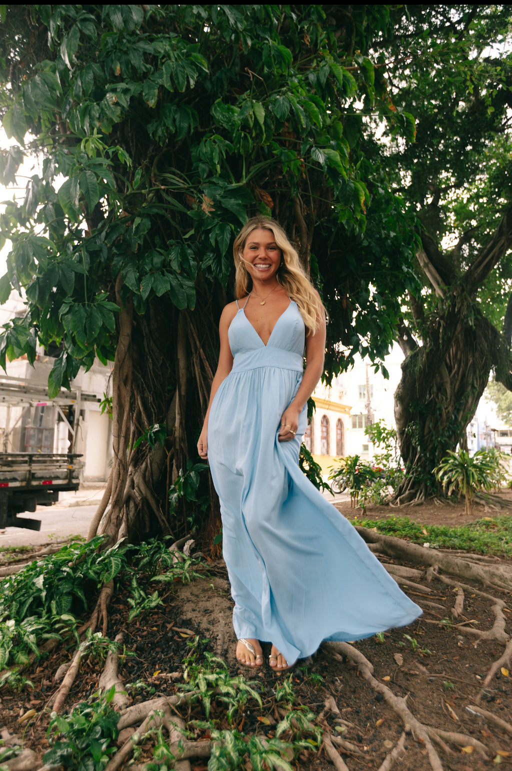 Vestido Aurora azul bb