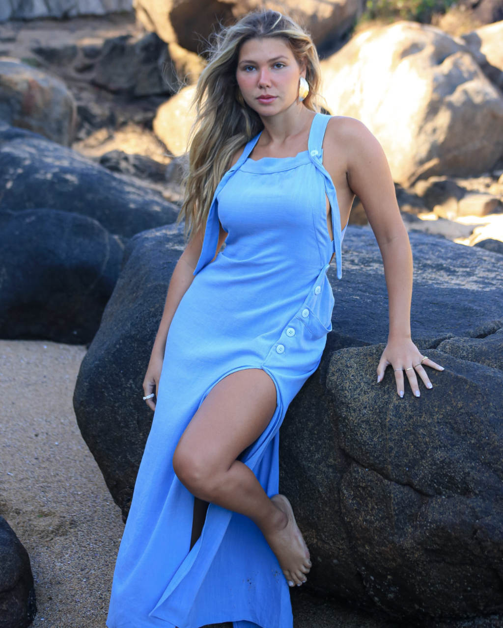 Vestido Emily Azul