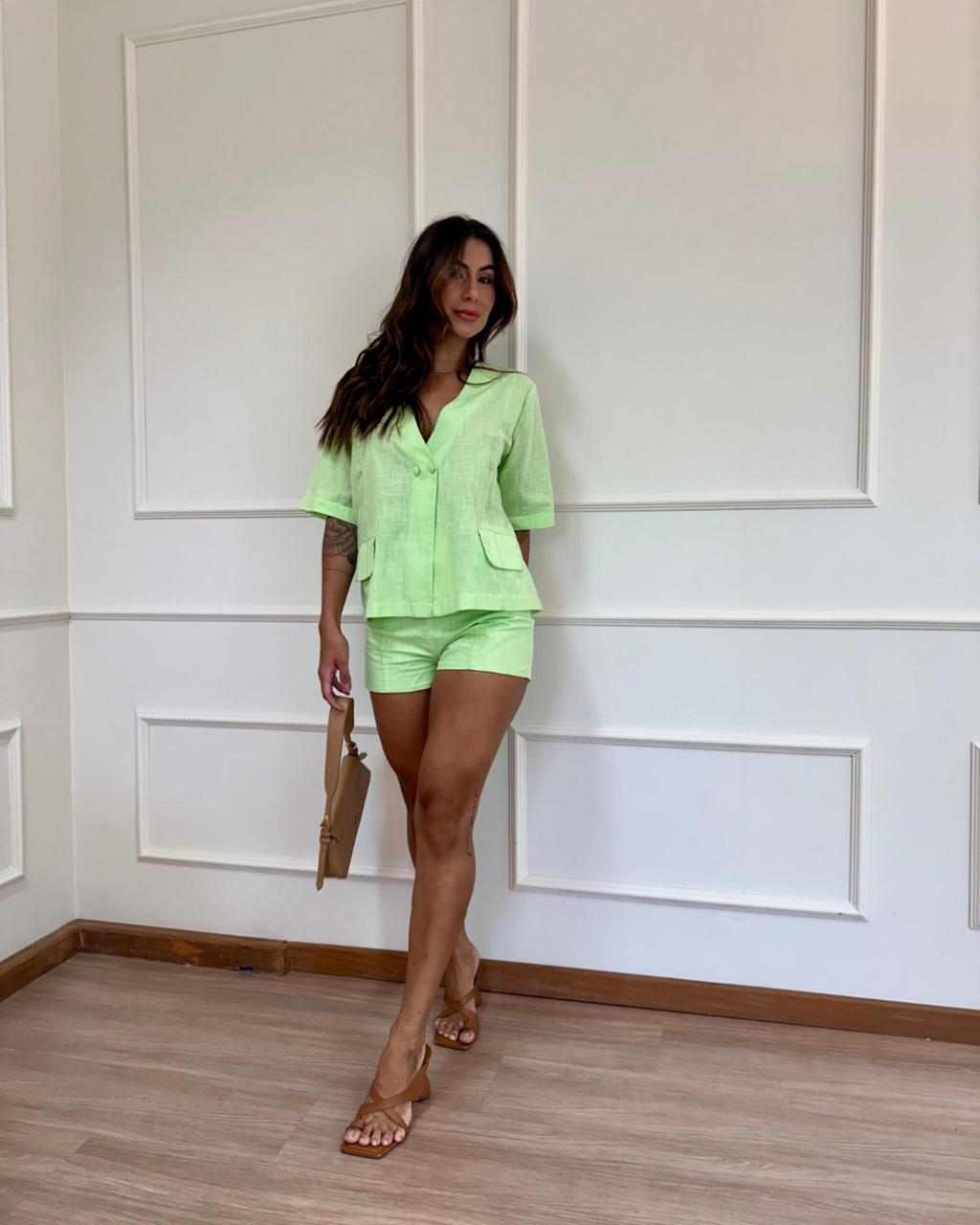 Conjunto Helo Verde