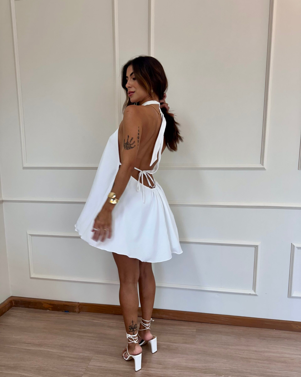 Vestido Sara Branco