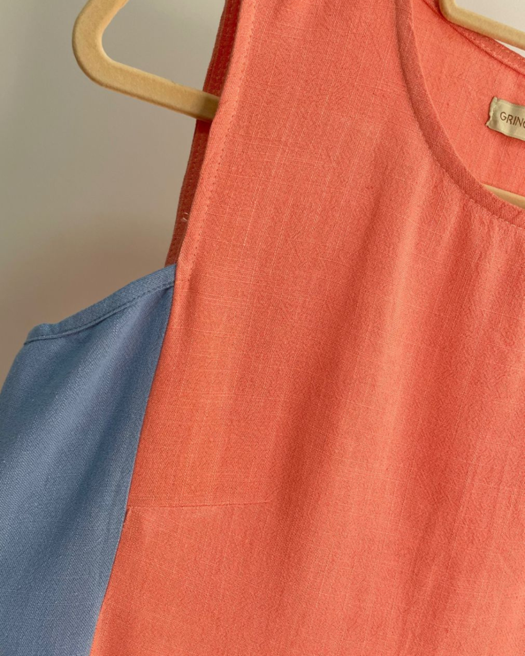 Vestido Duo Salmão