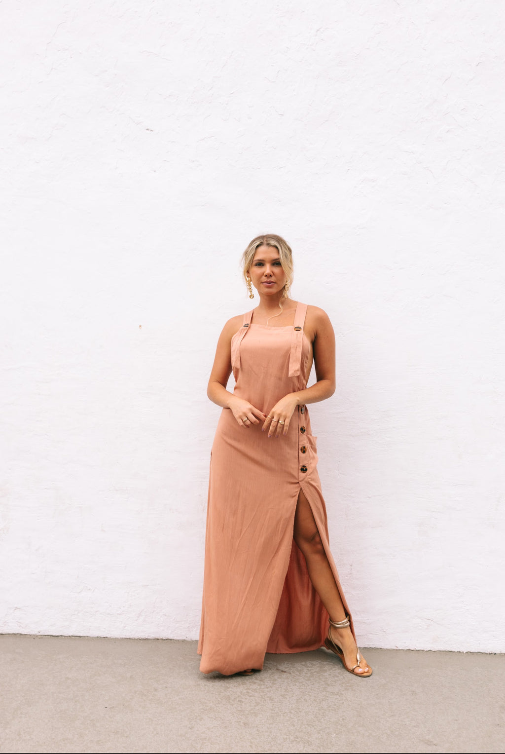 Vestido Emily marrom