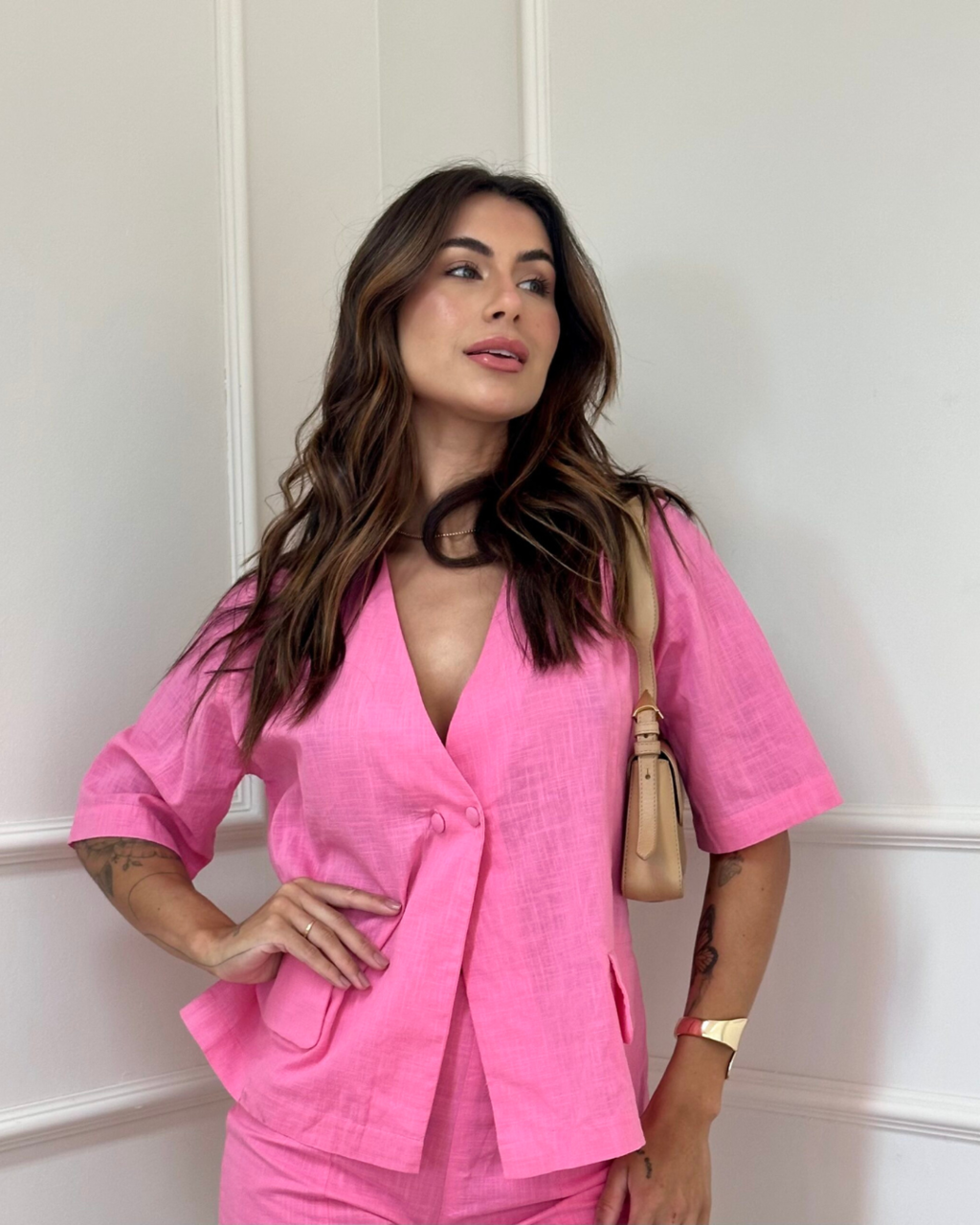 Blazer Helo Rosa