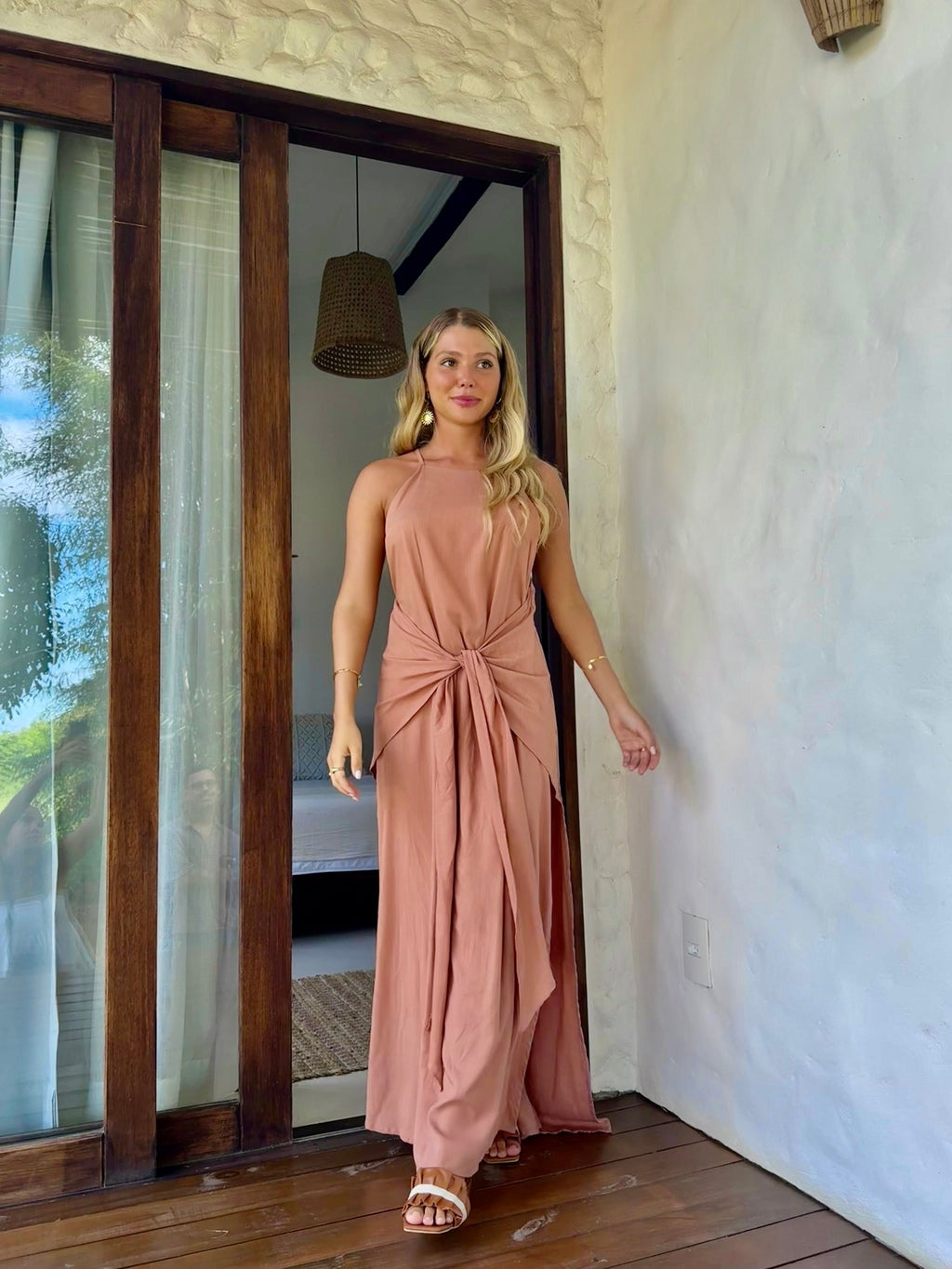 Vestido GABRIELA marrom